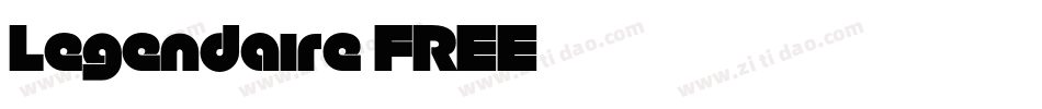 Legendaire FREE字体转换